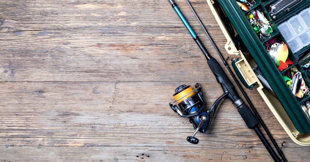 Fishing Rod and Tackle Box