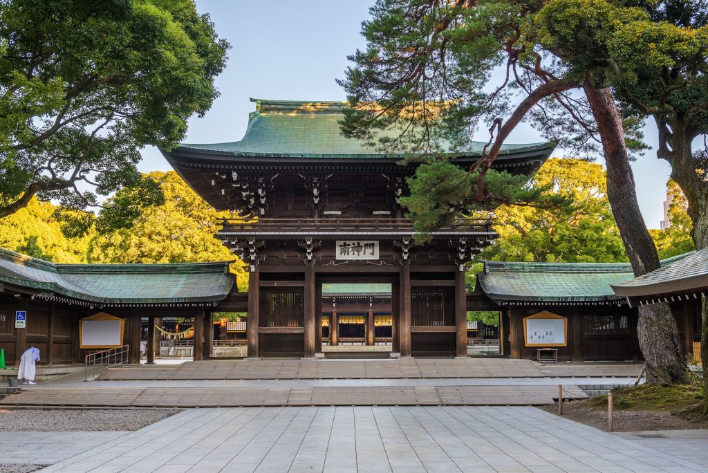 Meiji Shrine in Tokyo, Japan.